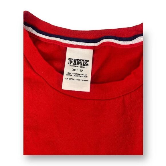 Pink Victorias Secret Oversized T Shirt Size Extra Small - Picture 2 of 6